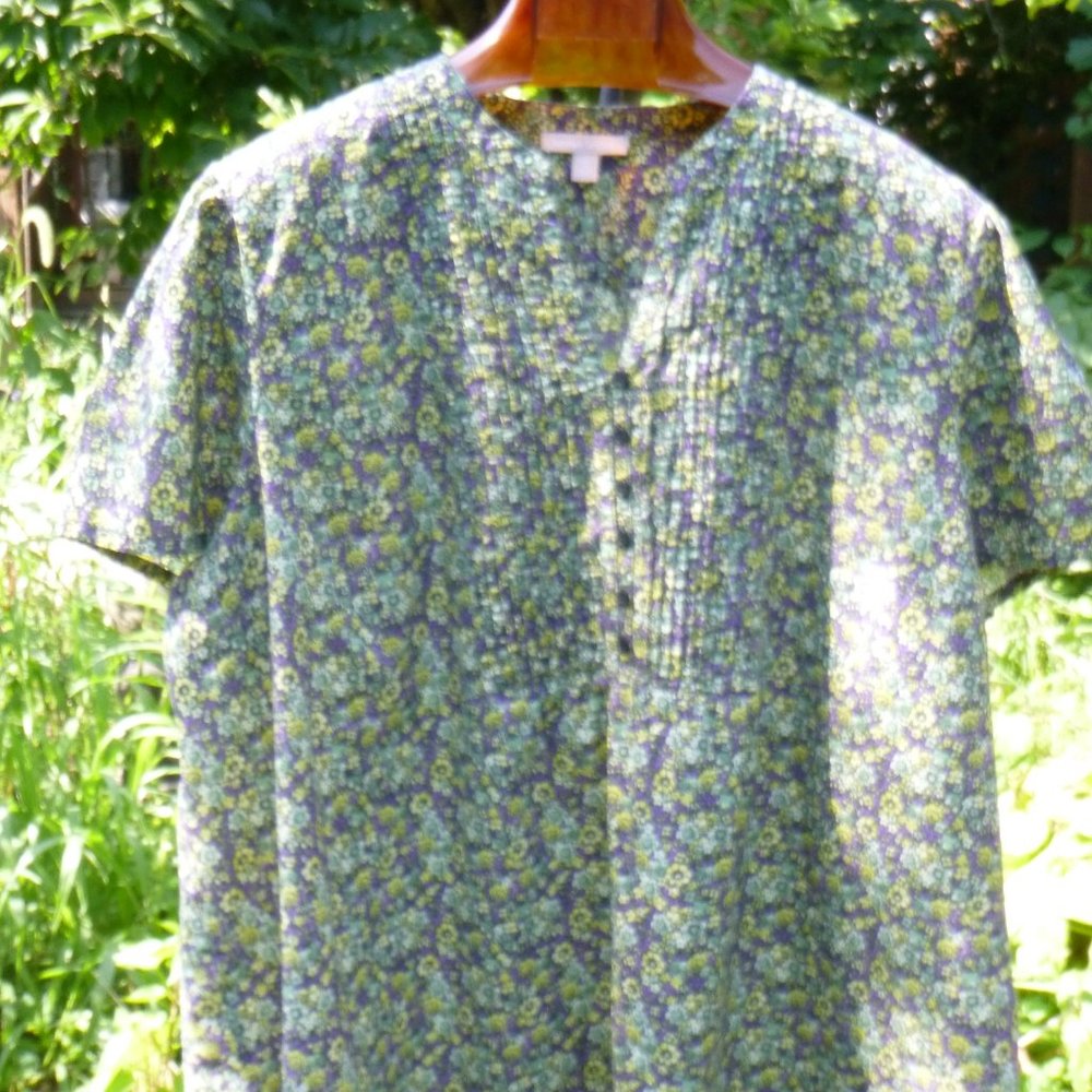 Woman Within 100% woven cotton tunic